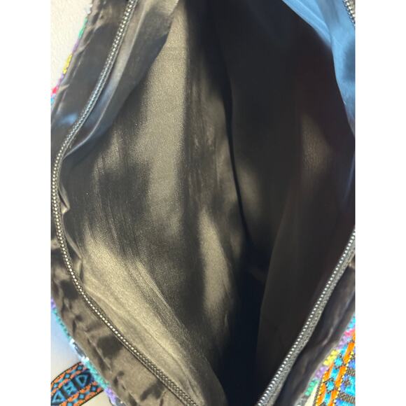 Boho Woven Crossbody Bag - 14x12 - Picture 4 of 4